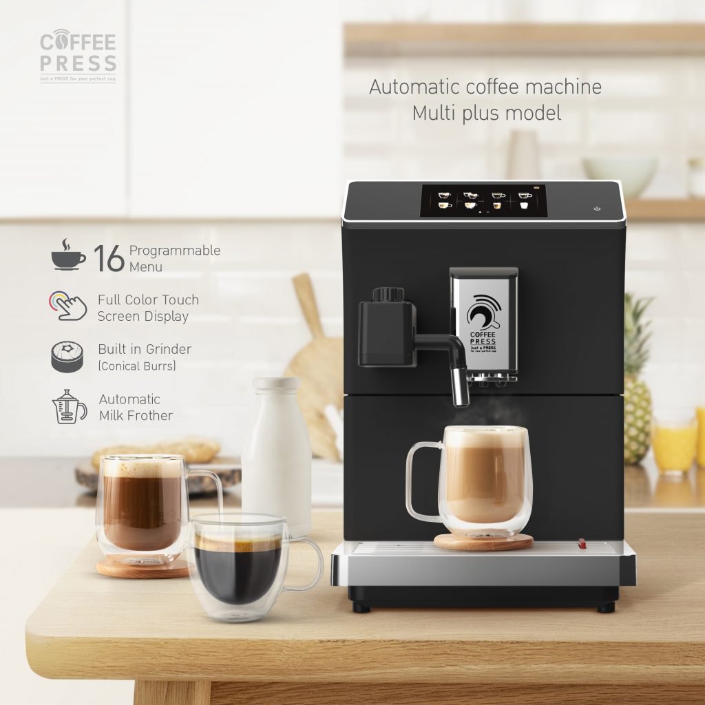 เครื่องชงกาแฟ Coffee Press รุ่น Multi Plus สีดำ