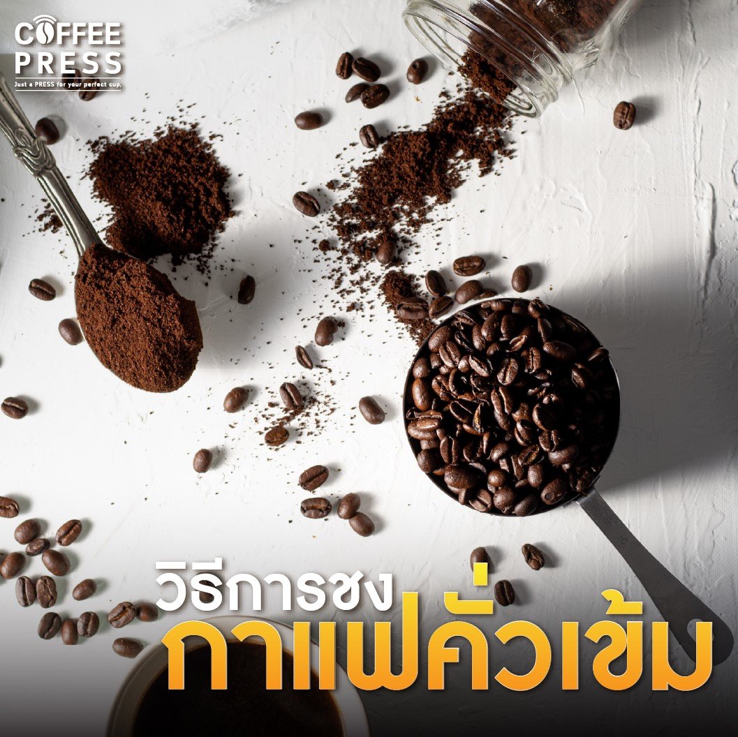 วิธีการชงกาแฟ คั่วเข้ม